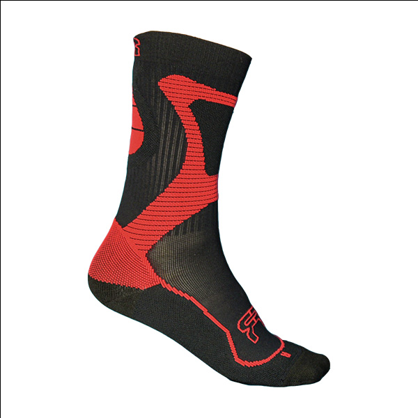 FR Skating Socks - Black/Red