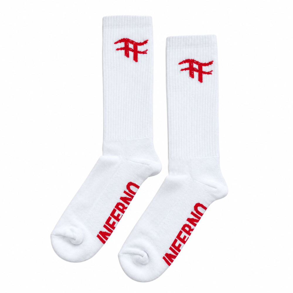 Inferno Socks - White
