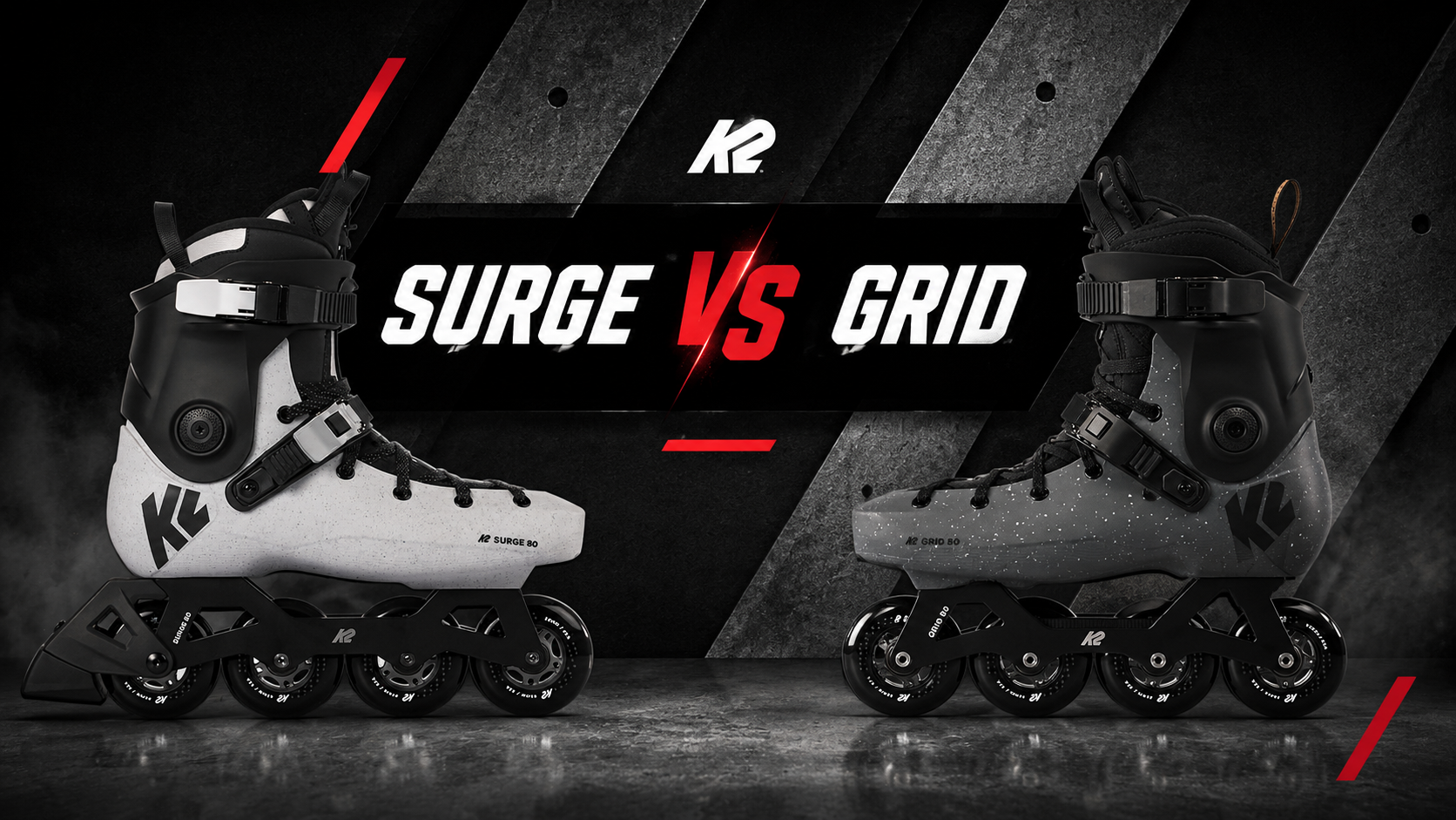 Rolki K2 Surge vs. K2 Grid